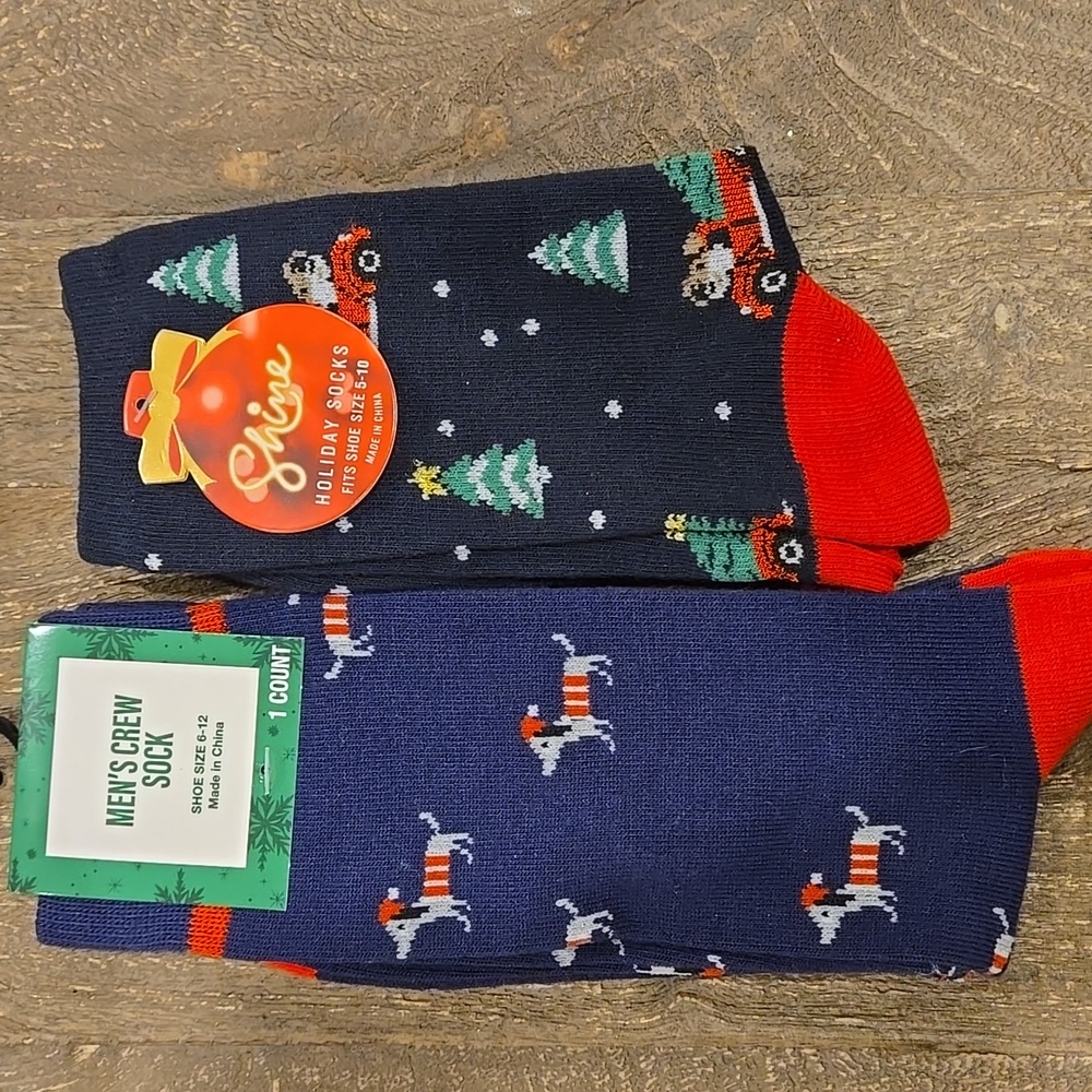 Holiday Dog Socks (2 Pairs)